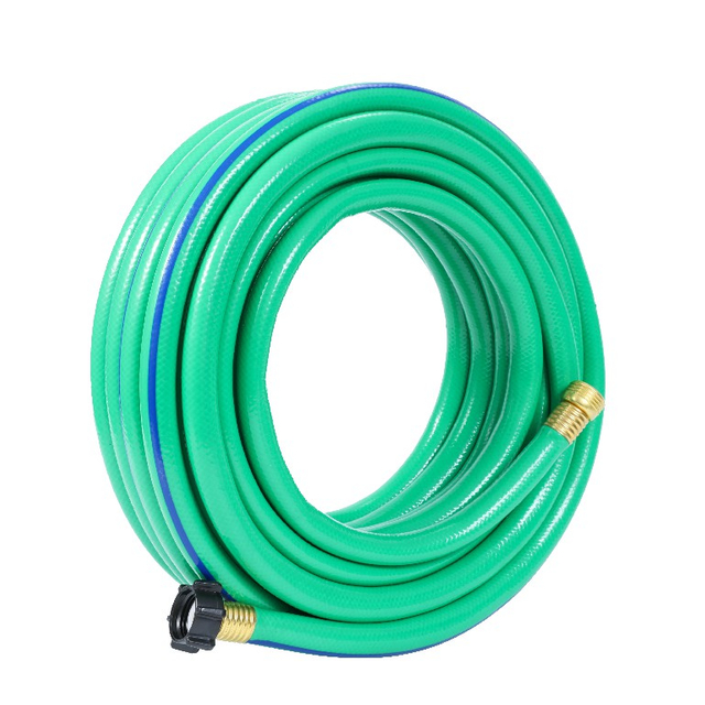 Medium Duty Striped Garden Hose with Plastic Connector For America