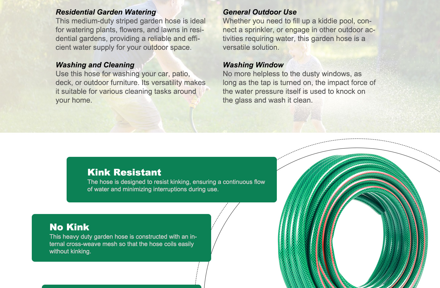 Medium Duty Striped Garden Hose_03