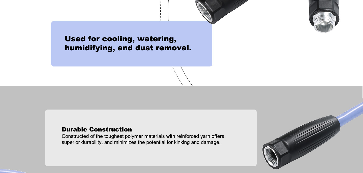 Hybrid Garden Hose with Alumium Connector For America_04