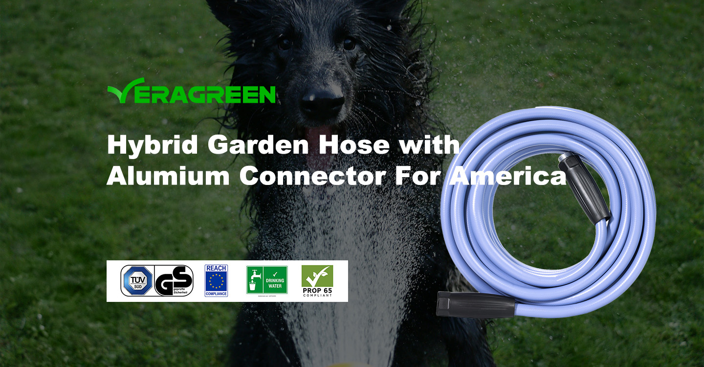 Hybrid Garden Hose with Alumium Connector For America_01