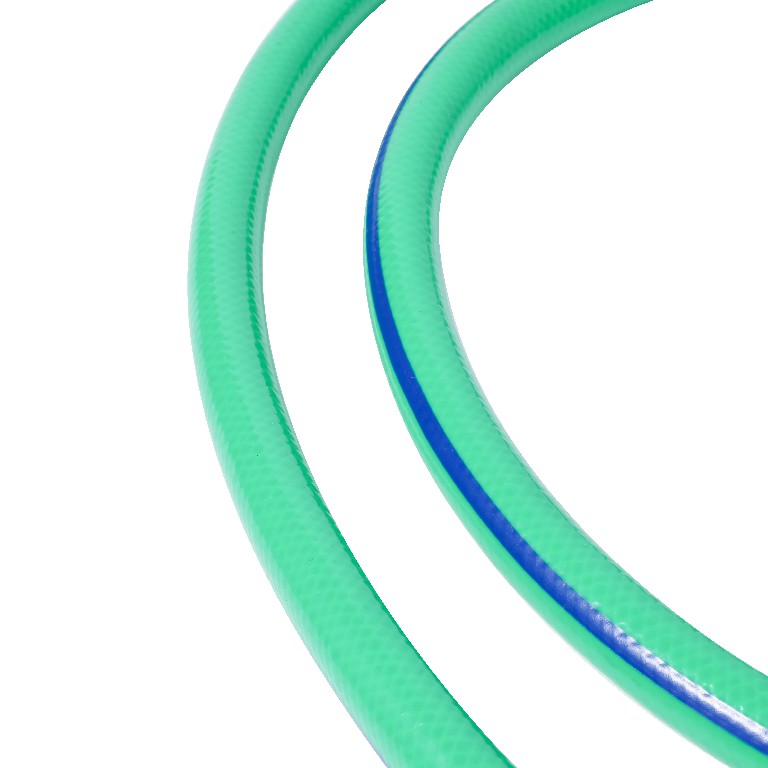 Medium Duty Striped Garden Hose with Plastic Connector For America