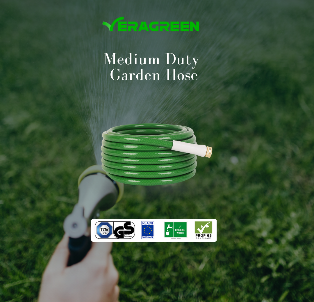Medium Duty Striped Garden Hose (2)