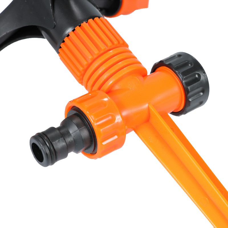 Adjustable 3-Arm Plastic Rotary Sprinkler with Spike