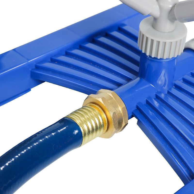 Adjustable 3-Arm Plastic Rotary Sprinkler with H Base 