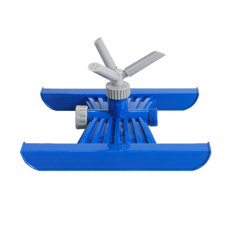 Adjustable 3-Arm Plastic Rotary Sprinkler with H Base 