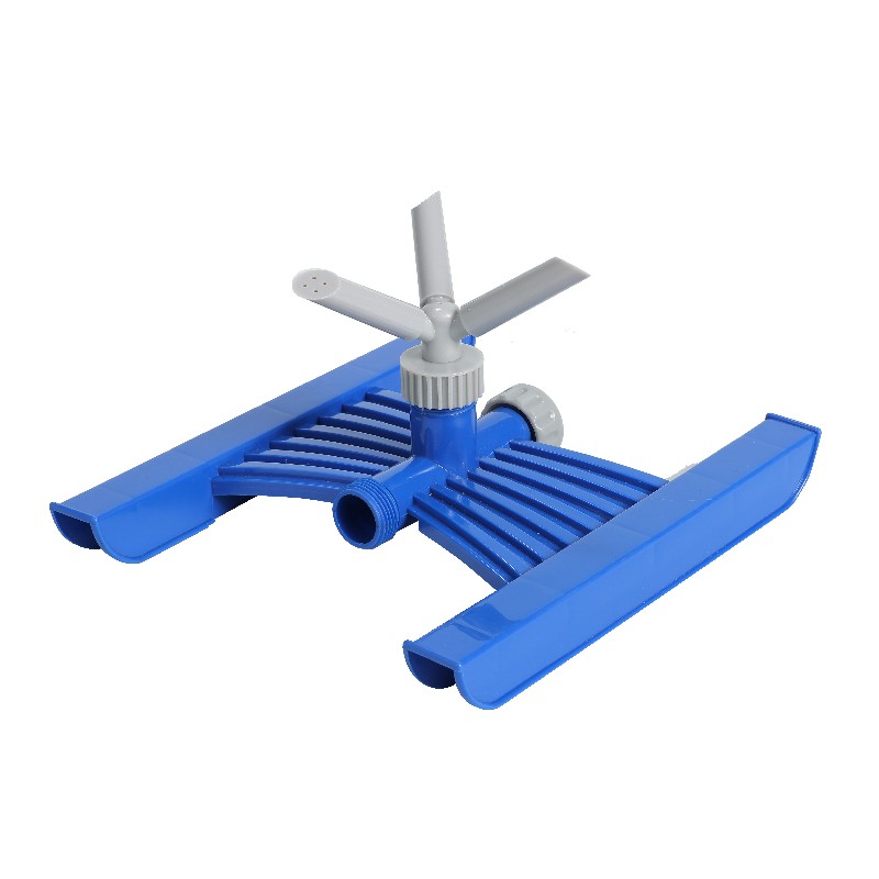 Adjustable 3-Arm Plastic Rotary Sprinkler with H Base 